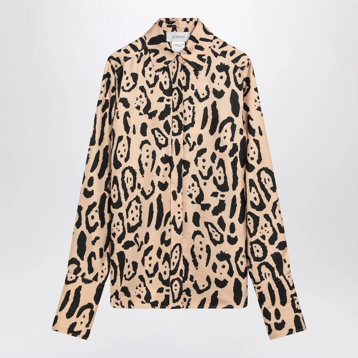 Sportmax - Silk animal print shirt