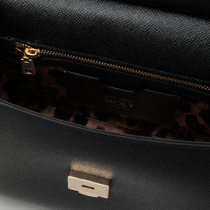 Dolce&amp;Gabbana - Large black Sicily handbag