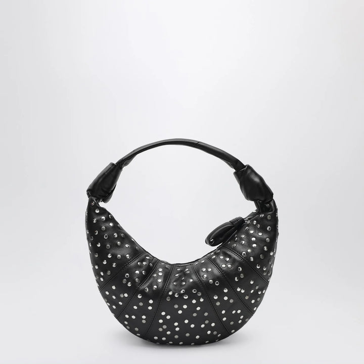 LEMAIRE - Brown Fortune Croissant bag with studs