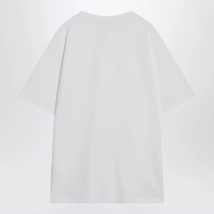 Givenchy - White cotton T-shirt with logo patch