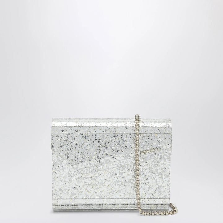 Jimmy Choo - Champagne-coloured Candy clutch