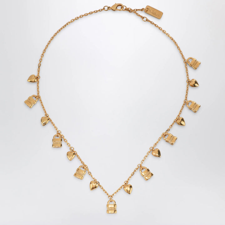 Chloé - Paddington necklace with gold-tone brass charms