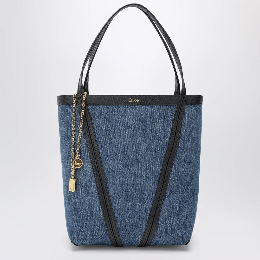 Chloé - Chloé Spin tote bag in denim