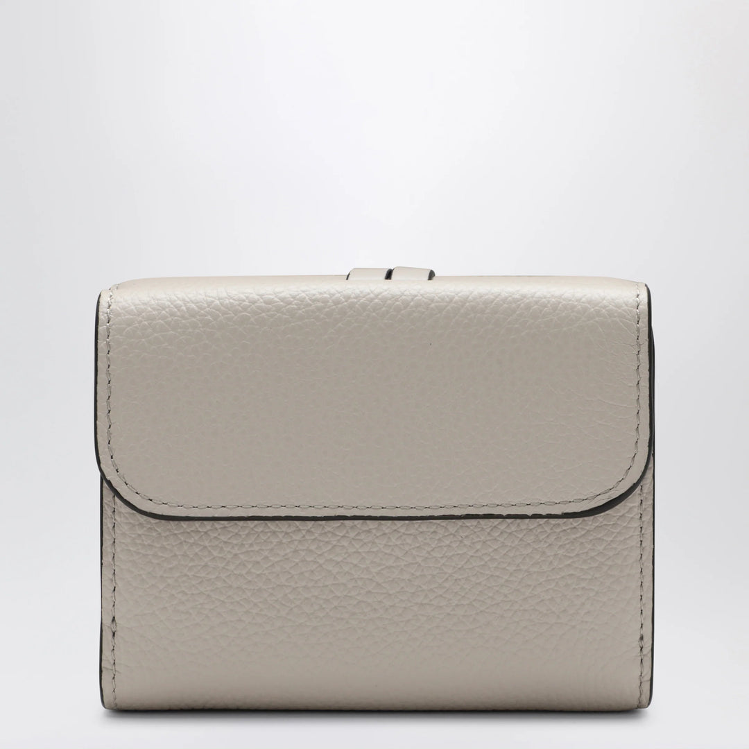 Chloé - Alphabet small trifold wallet in light grey