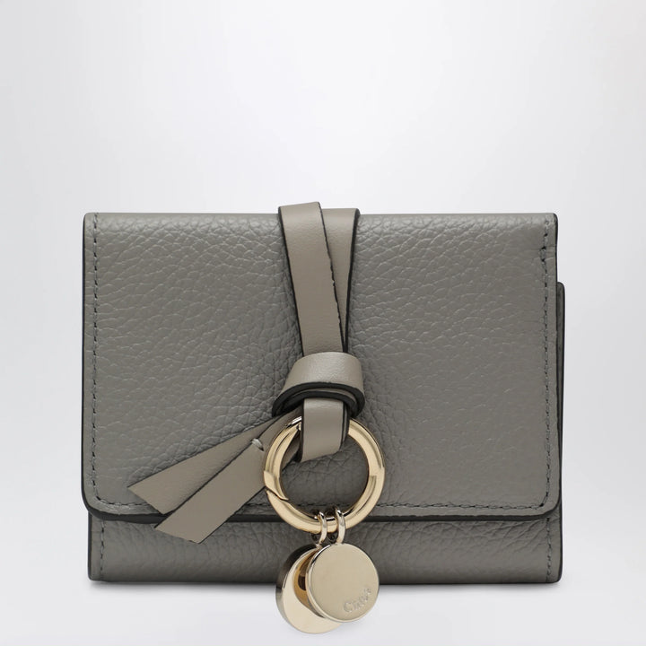 Chloé - Grey Alphabet Mini Trifold Wallet