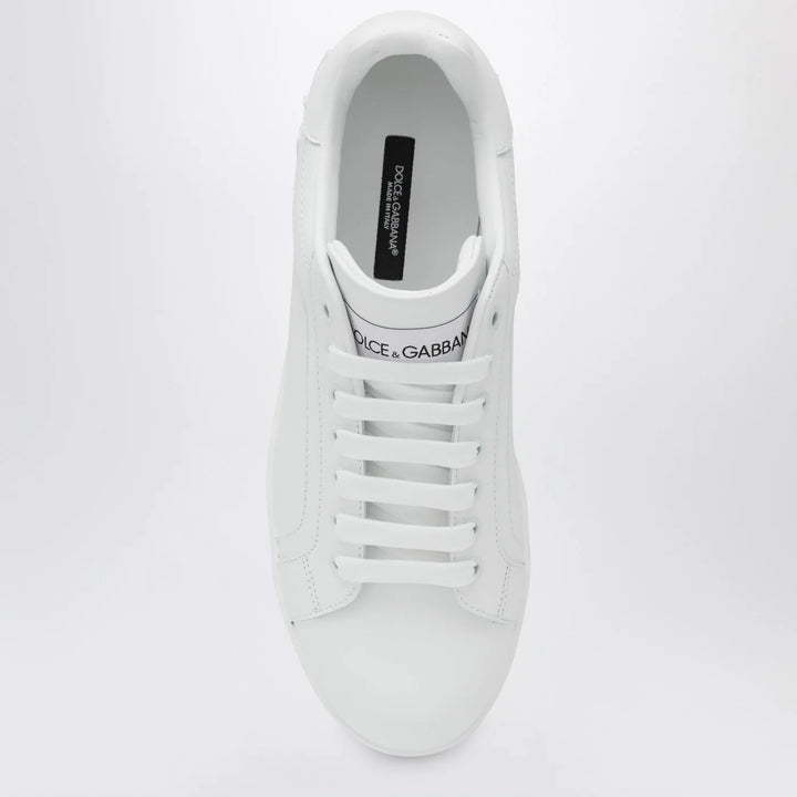 Dolce&amp;Gabbana - White Portofino Sneakers in leather