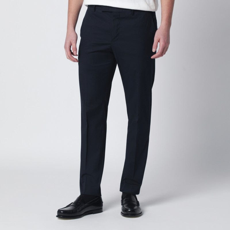 Pants PT Torino - Blue slim-fit cotton-blend trousers - 56 IT Brand
