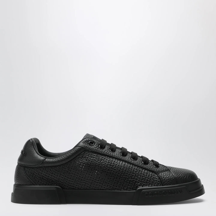 Dolce&amp;Gabbana - Portofino Light Strobel Sneakers in black leather