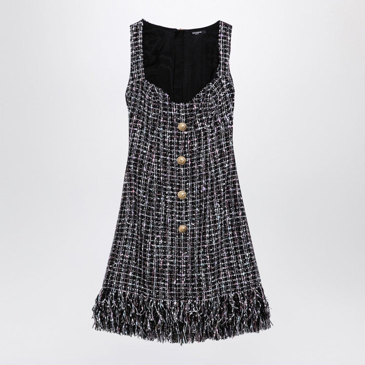 Dresses 40 Balmain Tweed mini dress with buttons Brand