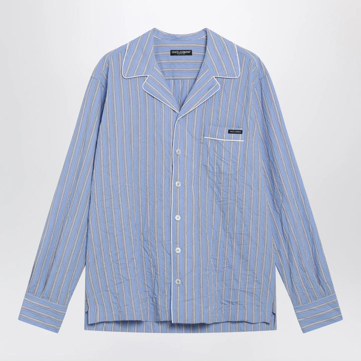 Dolce&amp;Gabbana - Vanity striped froissé shirt in multicolour