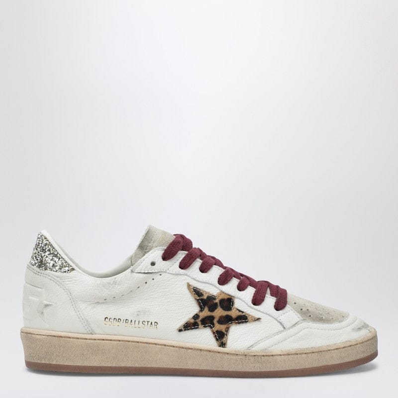 Shoes Golden Goose - Ball Star sneakers with leopard-print pony hair star - 37 IT Brand