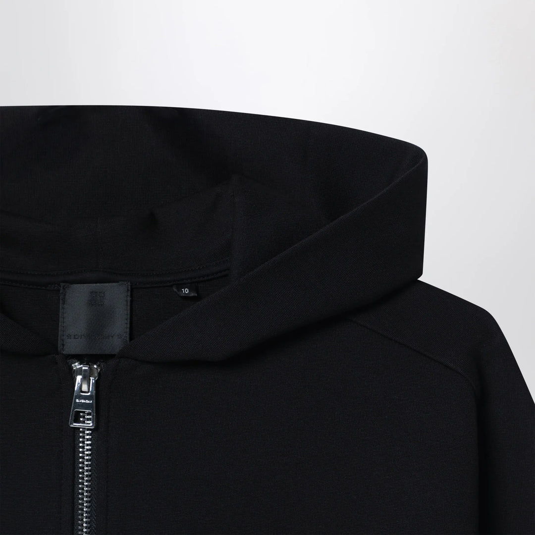 Givenchy - Black zip-up sweatshirt with logo embroidery Brand Shirts &amp; Tops