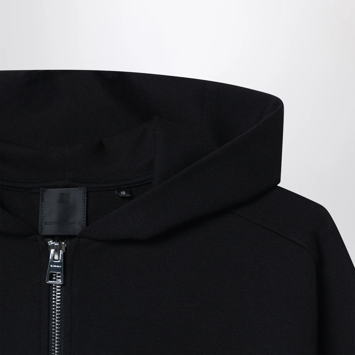 Givenchy - Black zip-up sweatshirt with logo embroidery Brand Shirts &amp; Tops