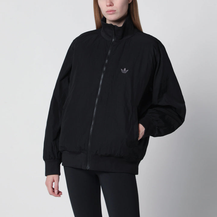 adidas Originals - Oversize Nylon oversized bomber jacket in black nylon