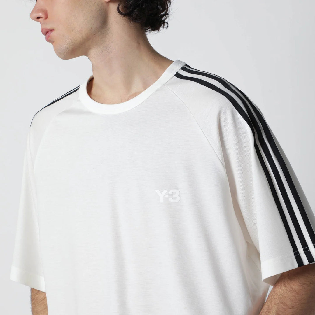 adidas Y-3 - Oversized Core White T-shirt with logo
