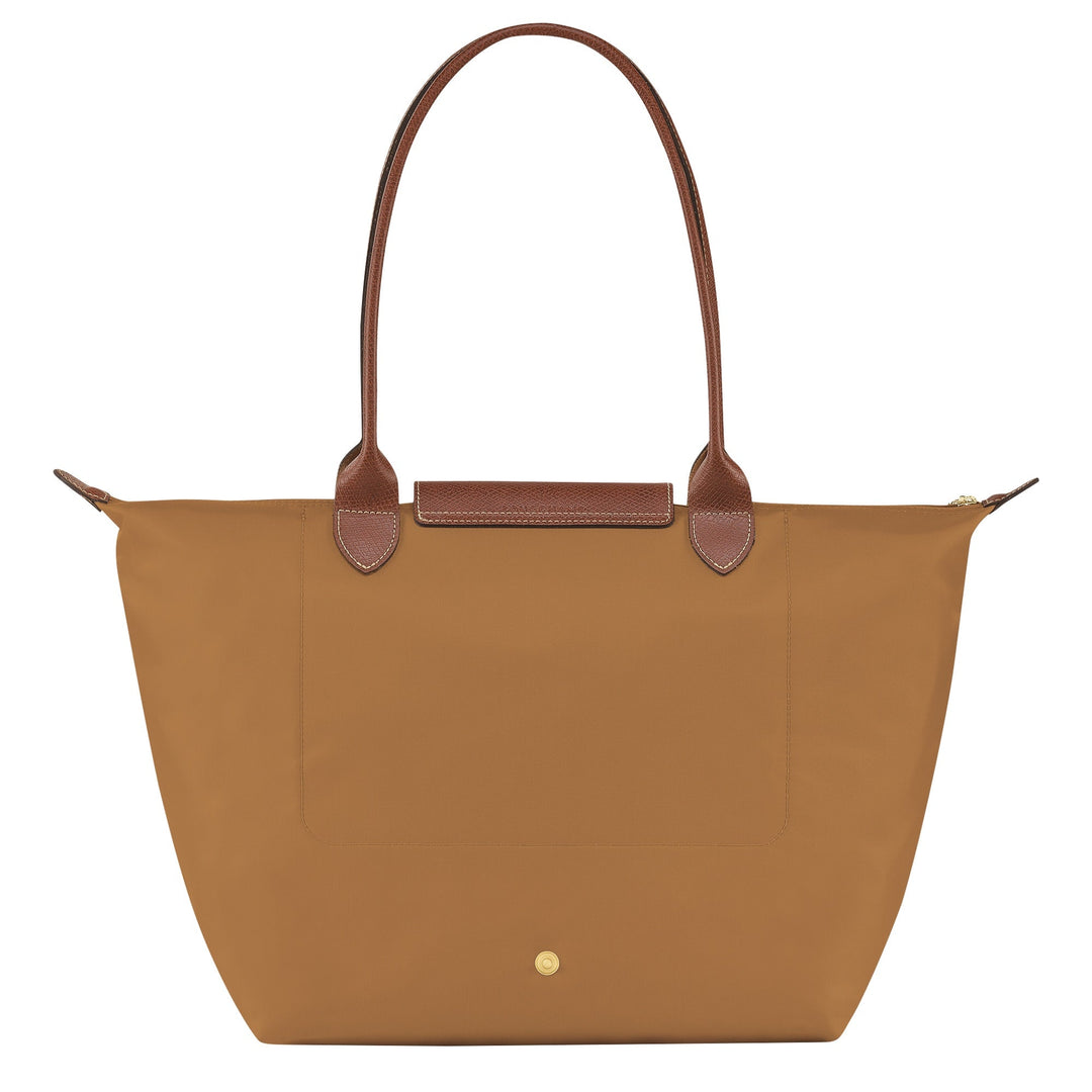 Longchamp - Chamois coloured Le Pliage Original L bag