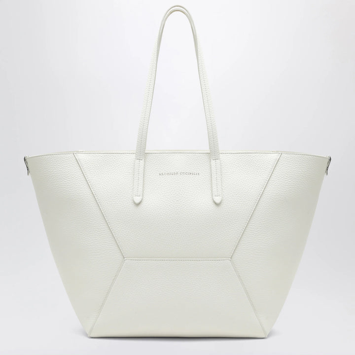 Brunello Cucinelli - BC Duo bag in ivory leather