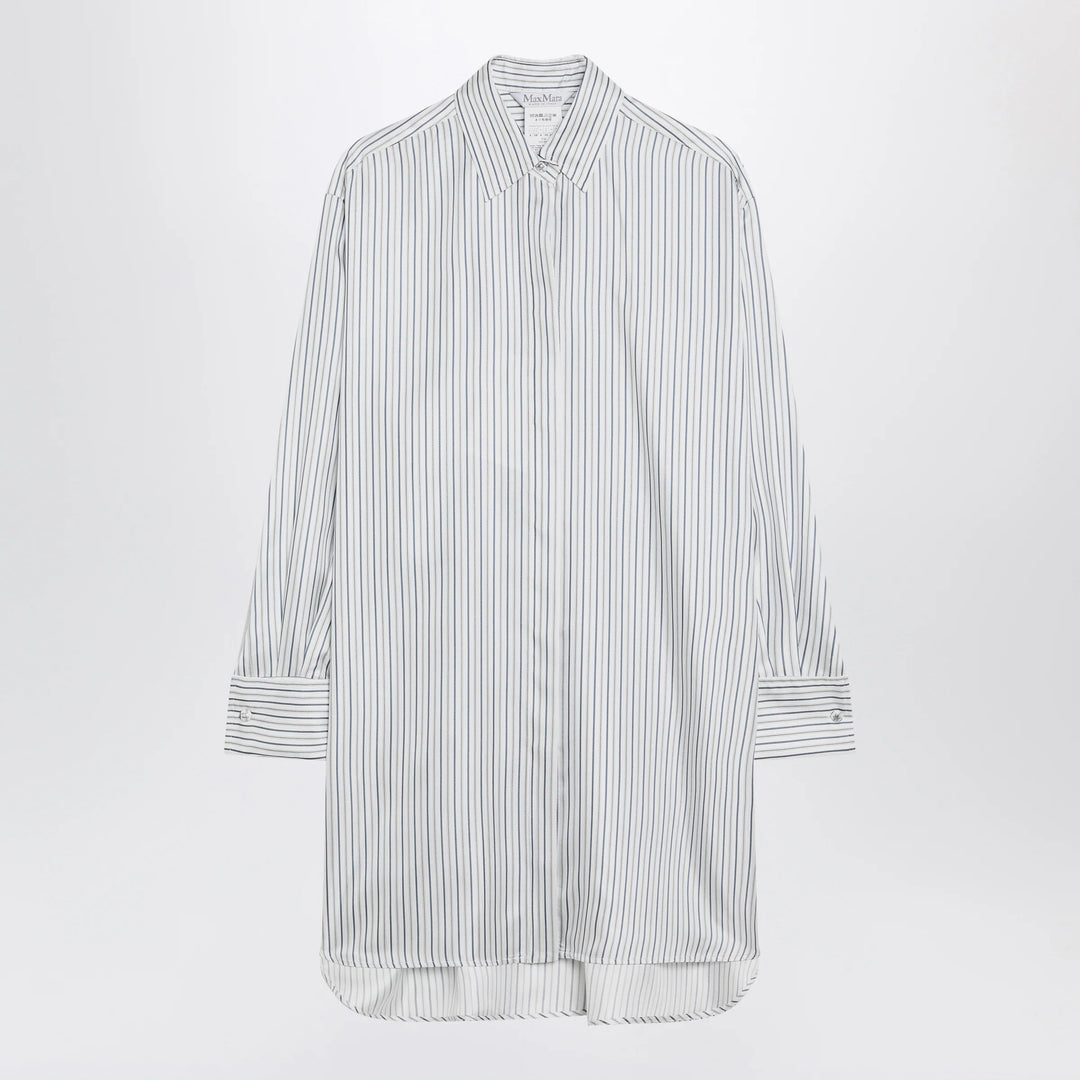 Max Mara - Oversized striped silk shirt