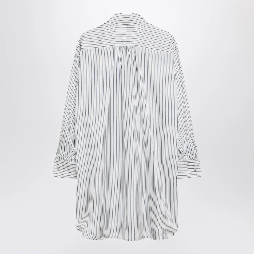Max Mara - Oversized striped silk shirt
