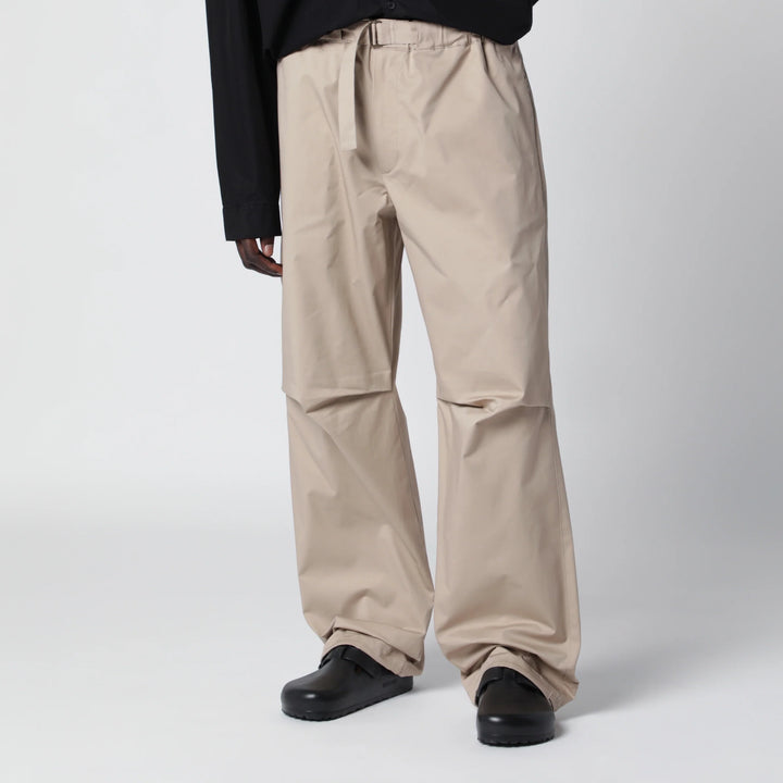 DARKPARK - Jordan relaxed fit taupe trousers