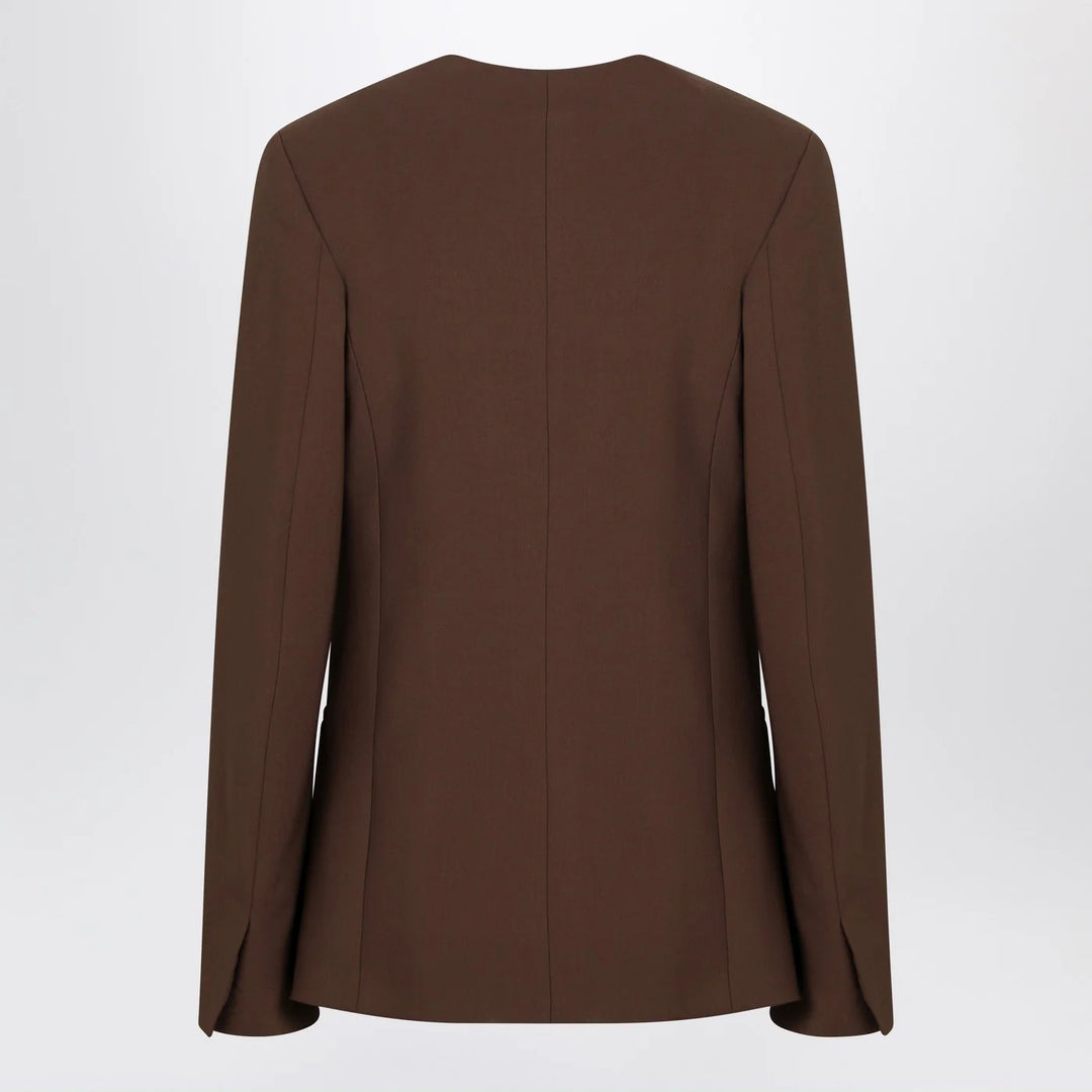 LouLou De Saison - Brown double-breasted wool jacket