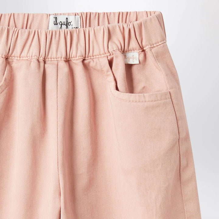 Il Gufo - Pink cotton pants