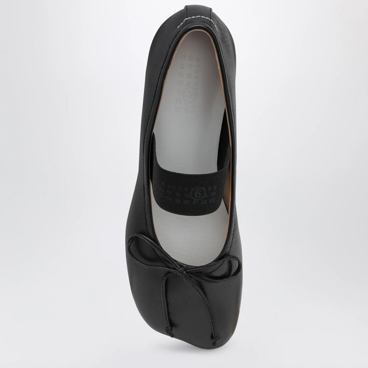 MM6 Maison Margiela - Anatomic Numeric black ballet flats