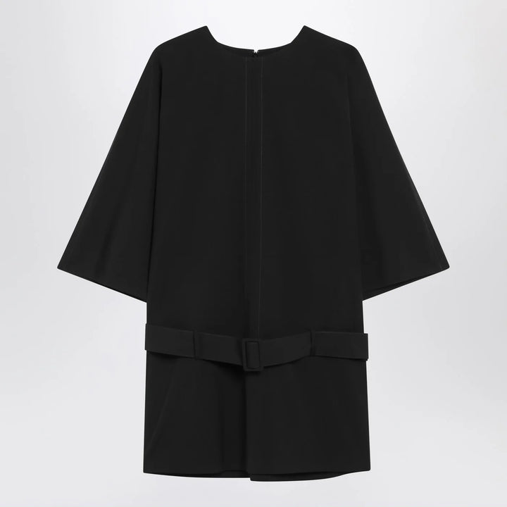 MM6 Maison Margiela - Black wool-blend mini dress