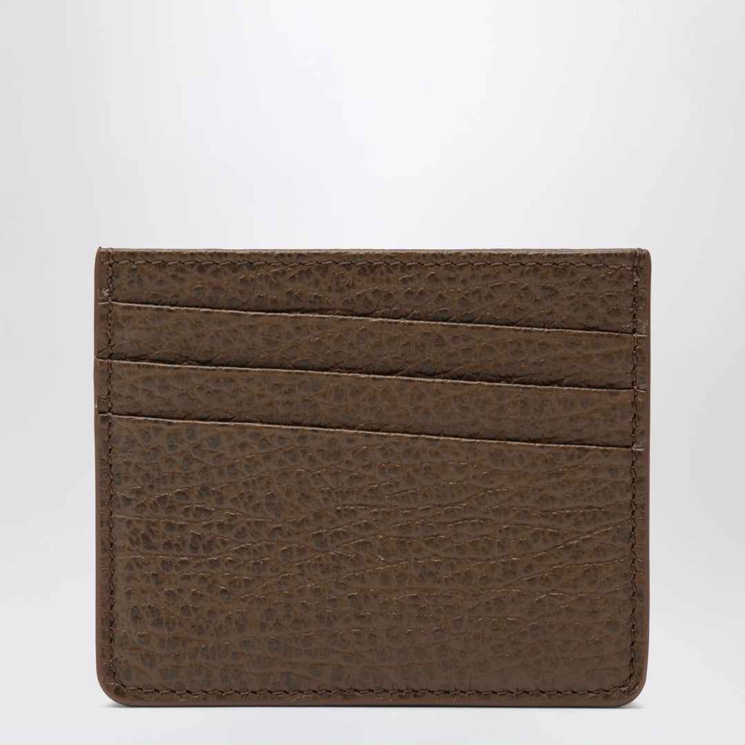 Maison Margiela - Brown Four Stitches calfskin card holder