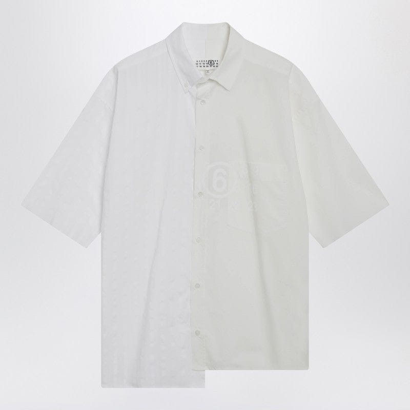 Shirts & Tops MM6 Maison Margiela - Two-tone cotton poplin shirt - 50 IT Brand