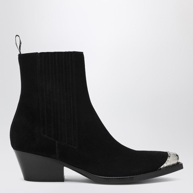 Shoes Sartore - Black suede Wax ankle boot - 37 IT Brand