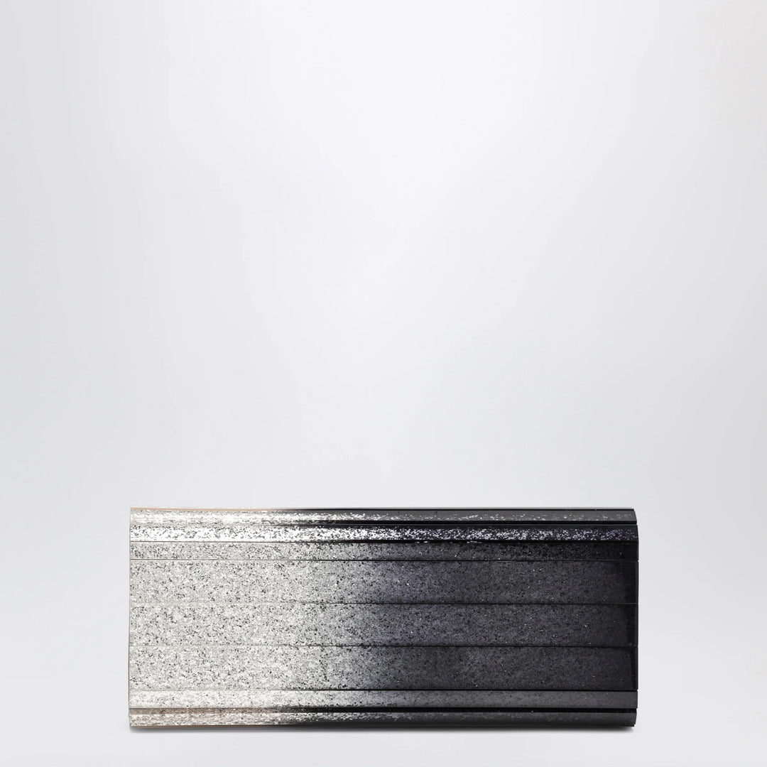 Jimmy Choo - Black/Champagne Sweetie Dégradé Glitter Fabric Clutch