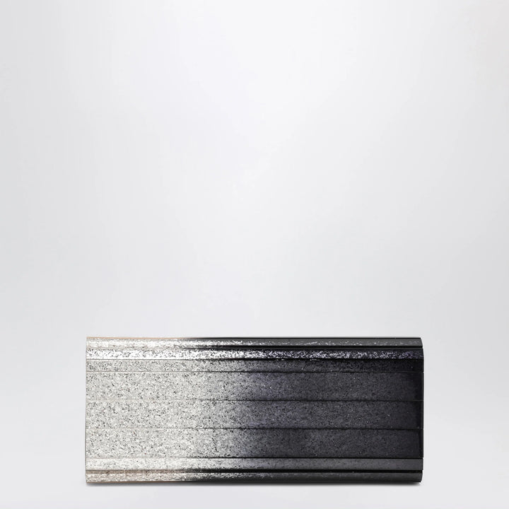 Jimmy Choo - Black/Champagne Sweetie Dégradé Glitter Fabric Clutch