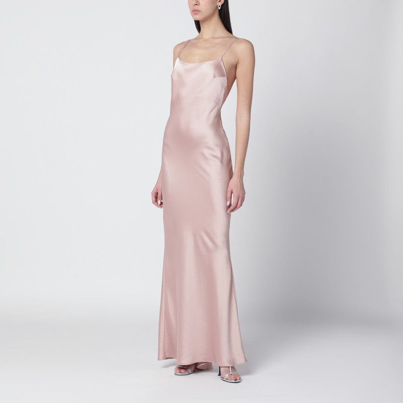 Dresses The Andamane - Peony-coloured Ninfea dress with back draping - 42 IT Brand