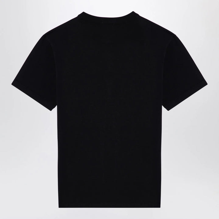 Tekla - Black cotton crew-neck T-shirt