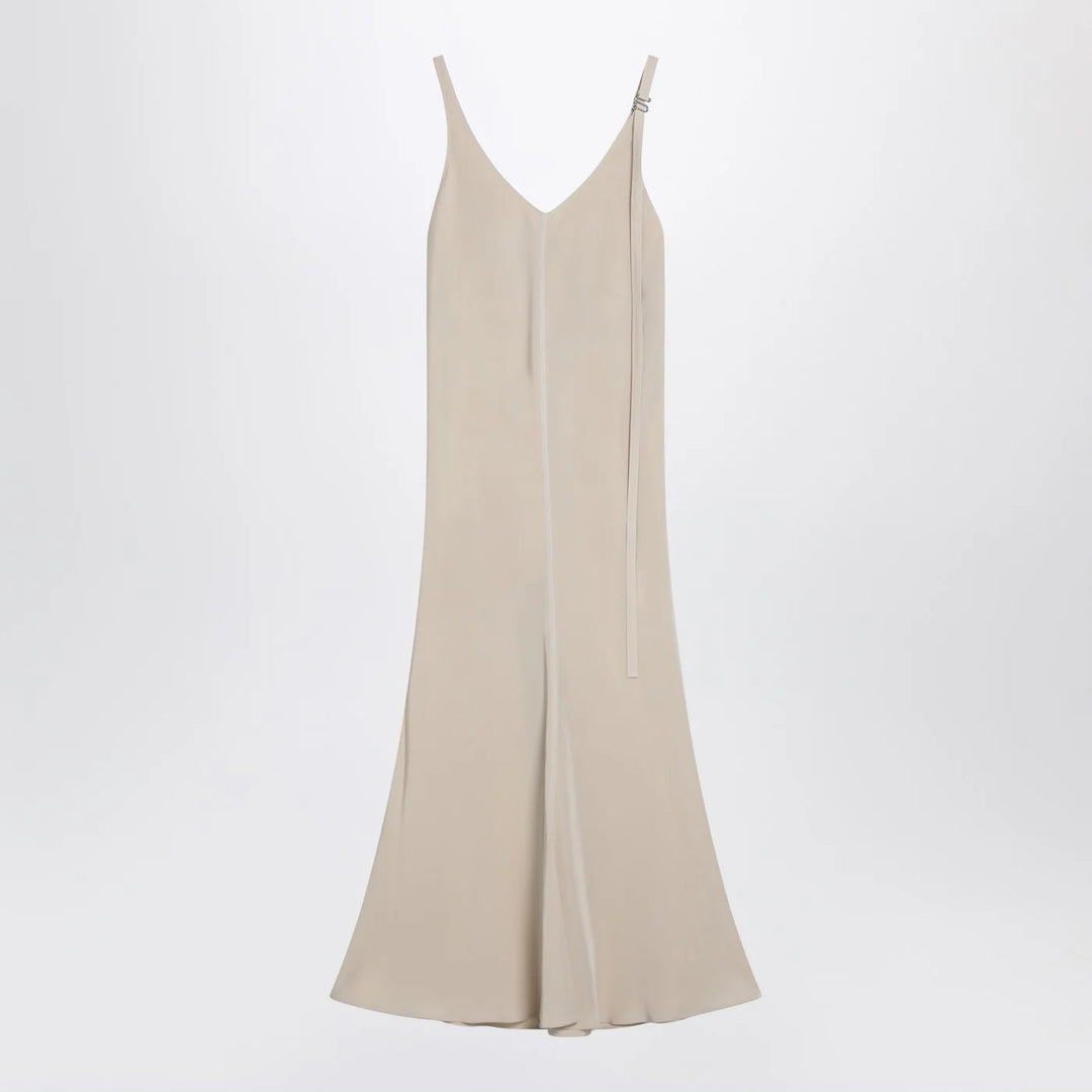 Sportmax - Ivory dress with adjustable strap