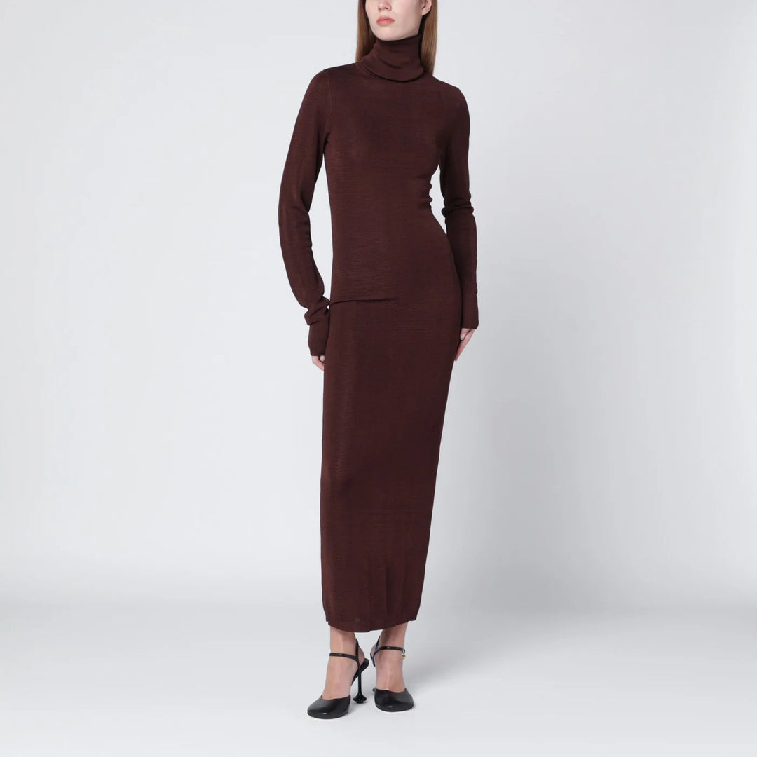 Entire Studios - Brown turtleneck dress