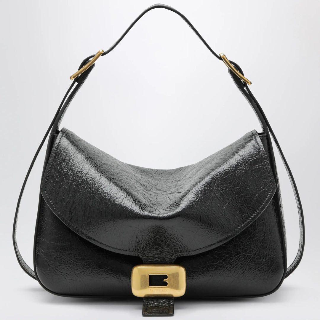 Balenciaga - Medium Clicca shoulder bag in lambskin leather, black Brand Apparel &amp; Accessories TU