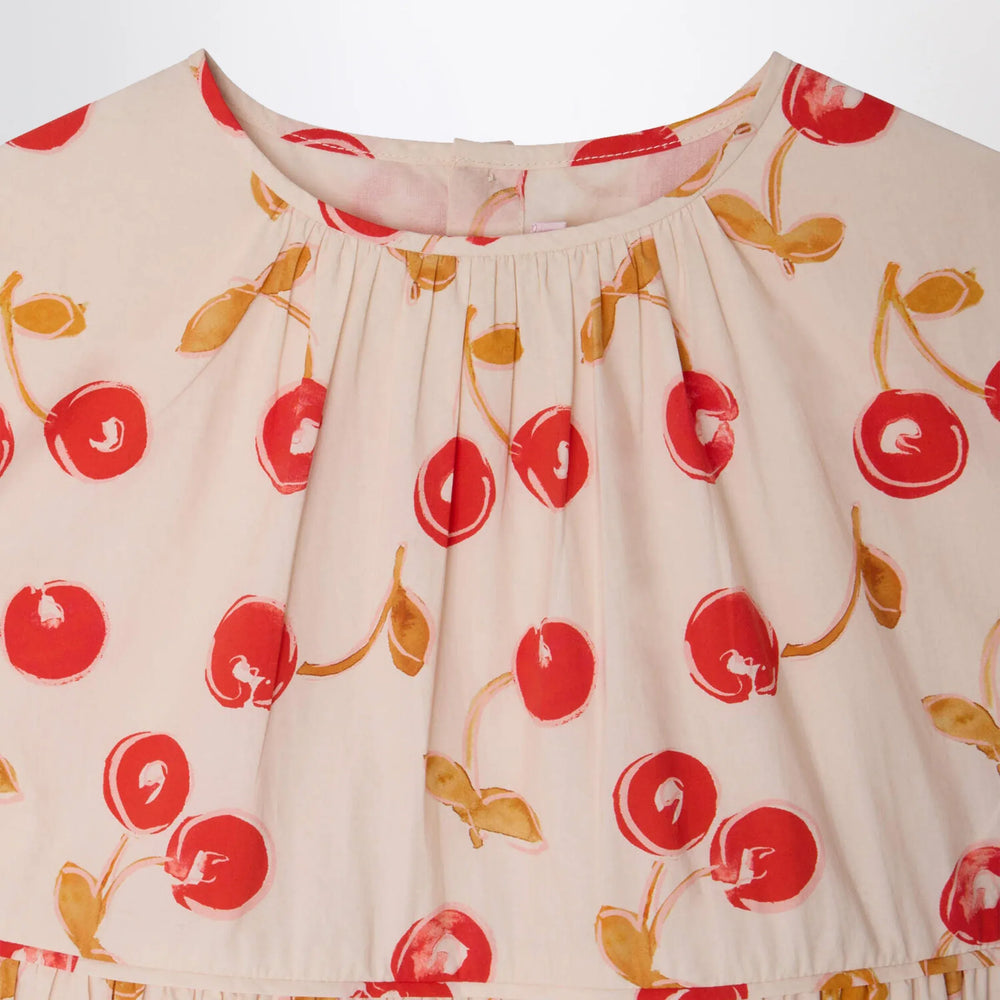 Bonpoint - Leontine écru dress with ruffles Brand Apparel & Accessories