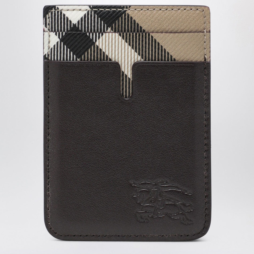Apparel & Accessories TU Burberry - Pop Magnetic Card Holder with Check Pattern Brand