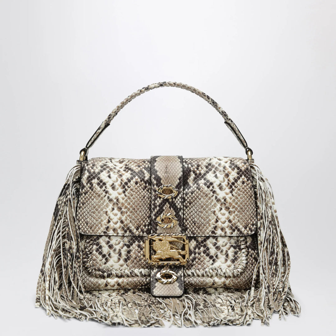Burberry - Small Rider shoulder bag in printed leather Brand Apparel & Accessories TU