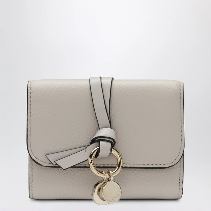 Chloé - Alphabet small trifold wallet in light grey Brand Apparel &amp; Accessories TU