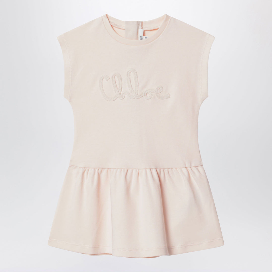 Apparel &amp; Accessories Chloé - Light pink dress with logo embroidery Brand
