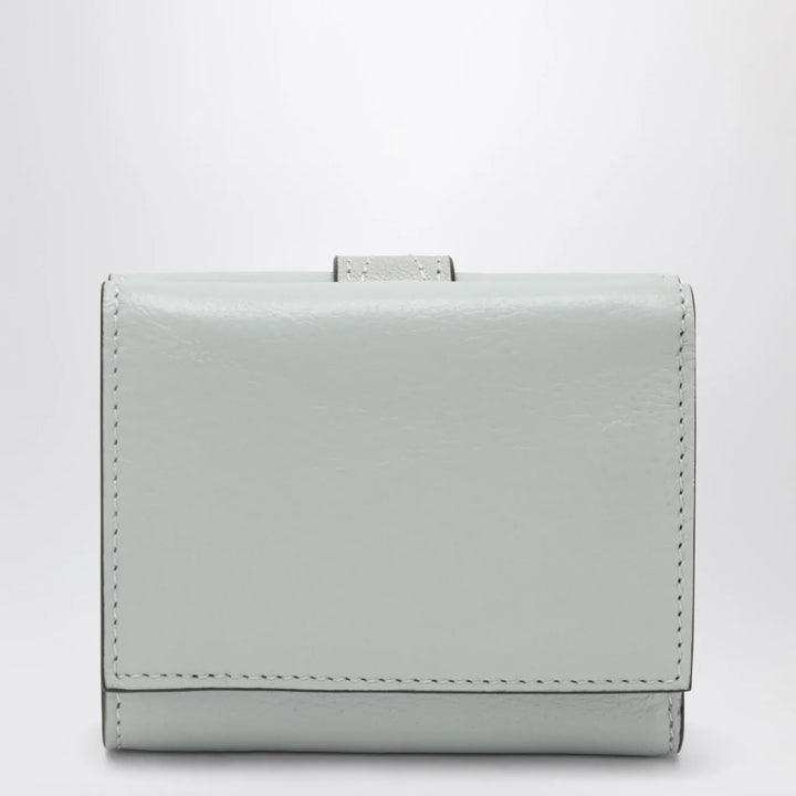 Chloé - Paddington mini trifold wallet in aqua blue leather Brand Apparel &amp; Accessories TU