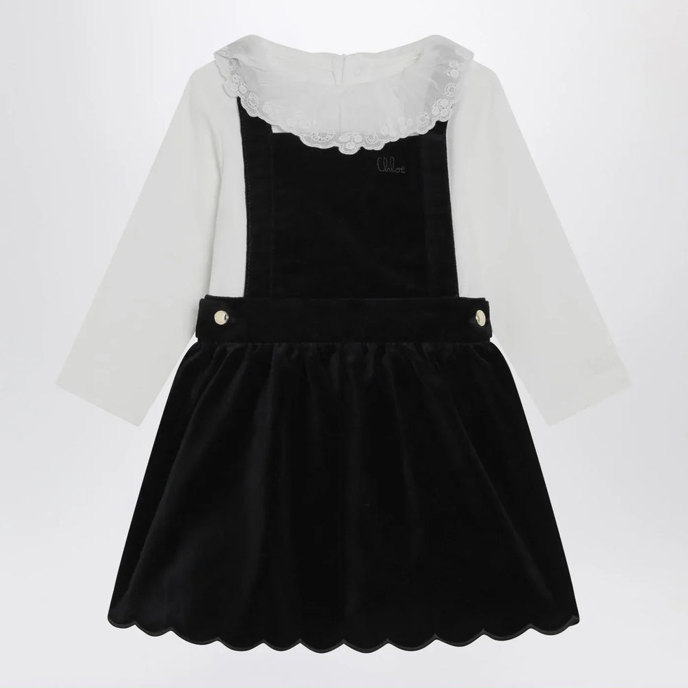 Chloé - White and blue velvet dress Brand Apparel & Accessories 12