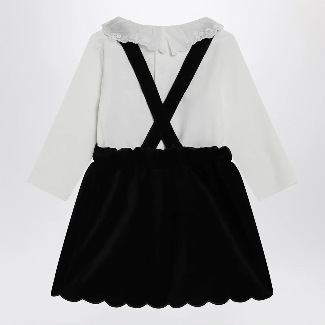 Chloé - White and blue velvet dress Brand Apparel &amp; Accessories 2A