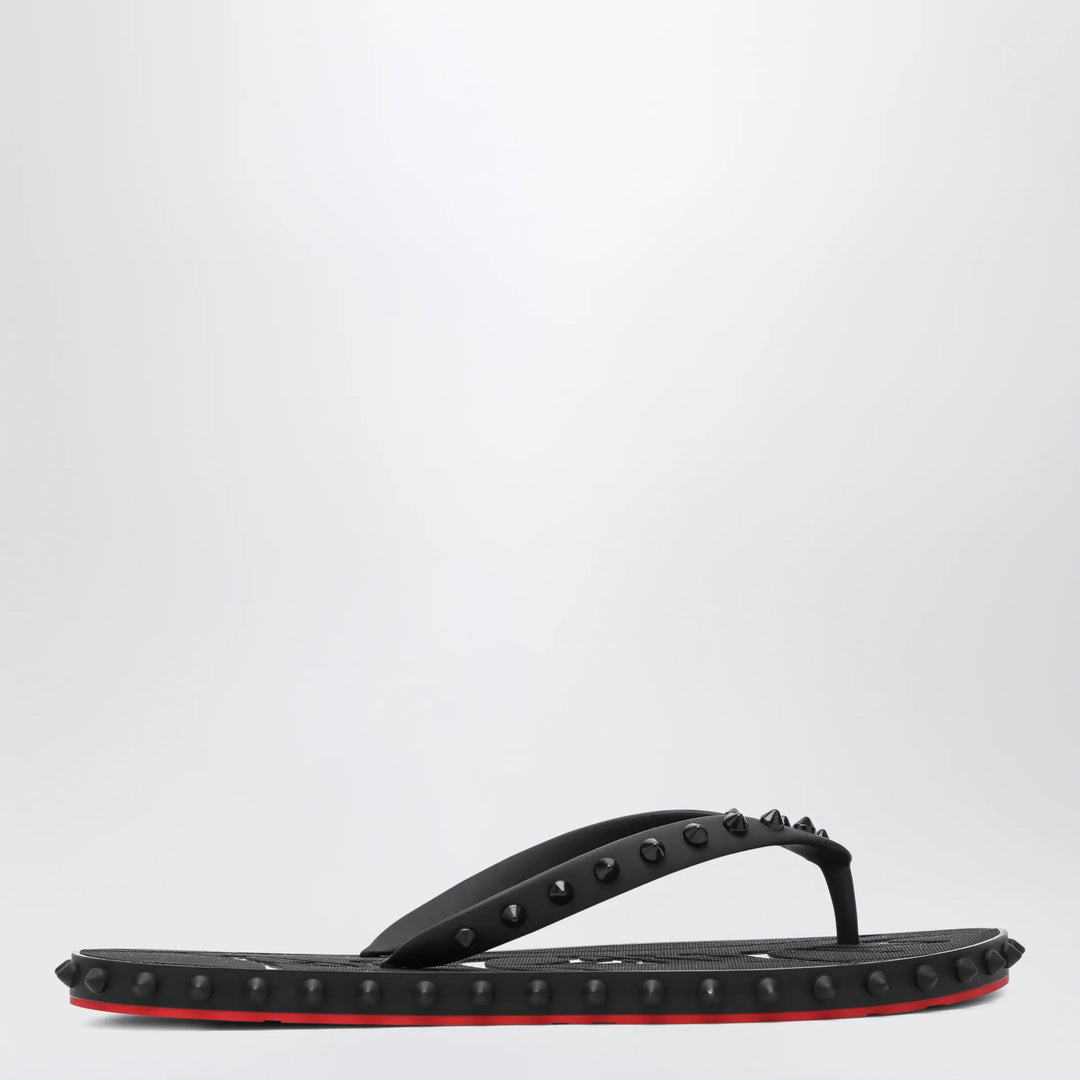 Christian Louboutin - Black Super Loubi Flip-Flops Brand Apparel &amp; Accessories 36 IT