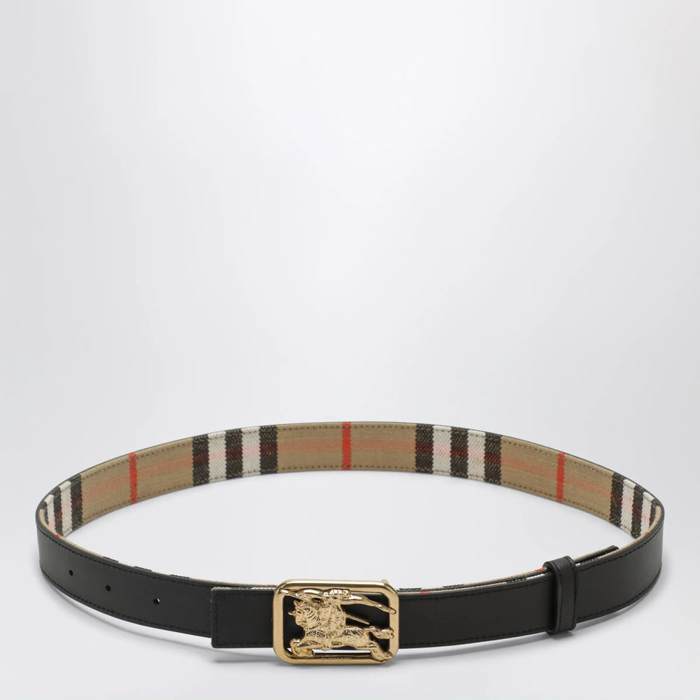 Burberry - Reversible Rider belt in sand beige/Brown Peat Brand Apparel & Accessories > Clothing Accessories > Belts