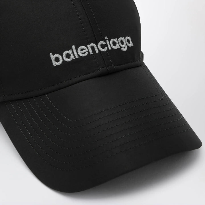 Balenciaga - Black techwear cap with reflective detailing Brand Apparel &amp; Accessories > Clothing Accessories > Hats M