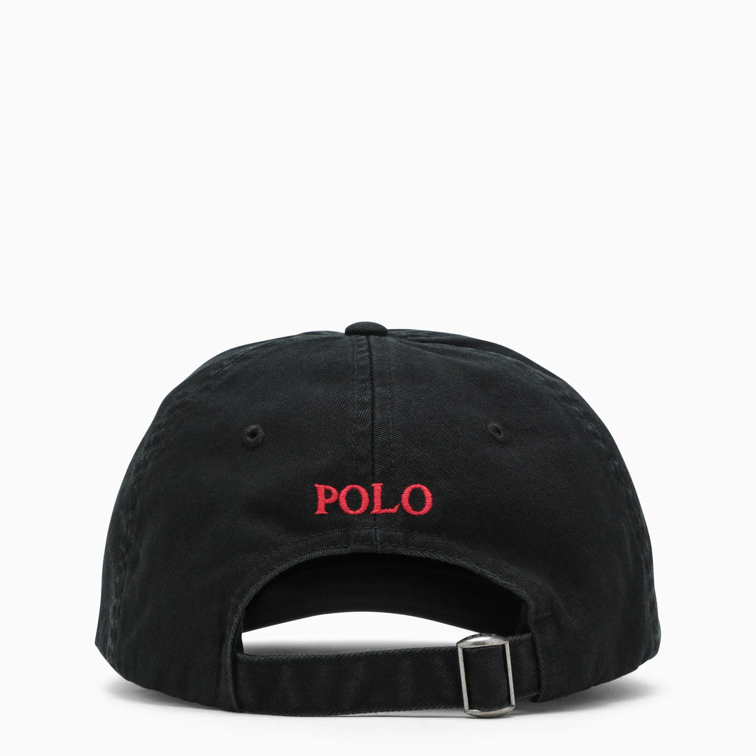 Polo Ralph Lauren - Black baseball cap with logo Brand Apparel &amp; Accessories > Clothing Accessories > Hats U